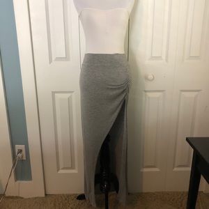 High Slit Maxi Skirt